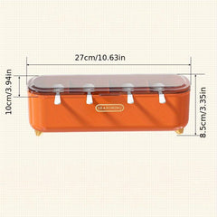 4-Cavity Seasoning Box and Bottle Set, Kitchen Spice Storage Container