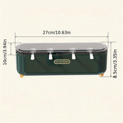 4-Cavity Seasoning Box and Bottle Set, Kitchen Spice Storage Container