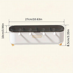 4-Cavity Seasoning Box and Bottle Set, Kitchen Spice Storage Container