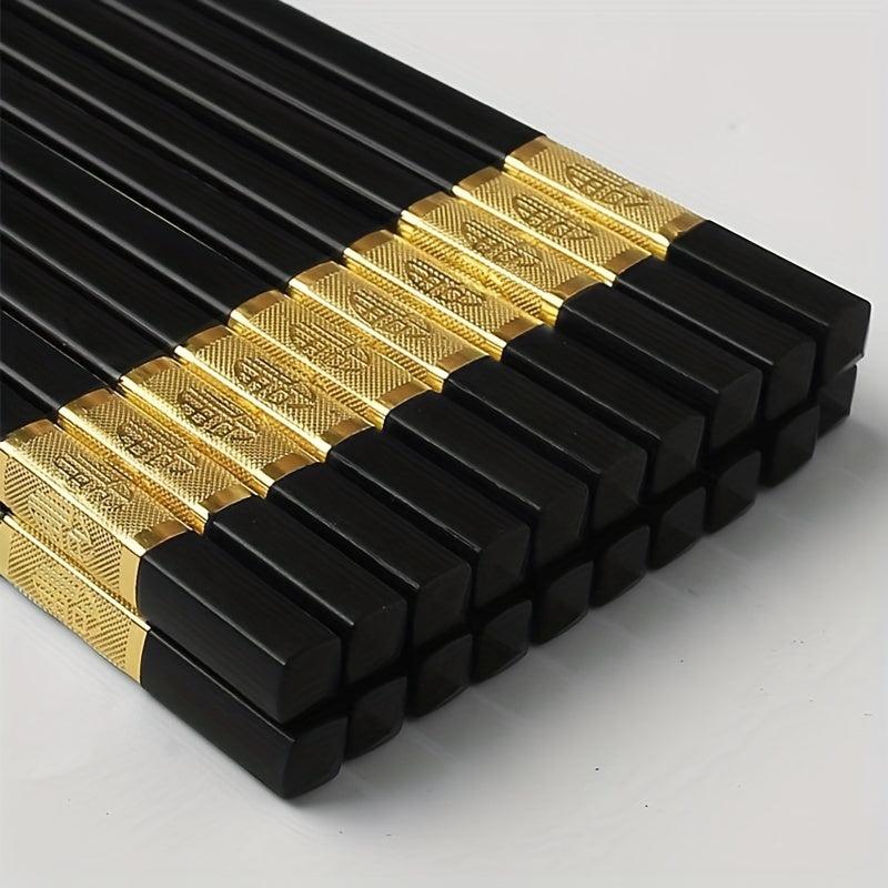 10pcs High Alloy Chopsticks Anti Mold And Anti Slip