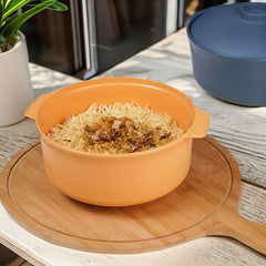 Reusable Ramen Bowl with Lid - Unbreakable, Non-Slip Casserole Bowl