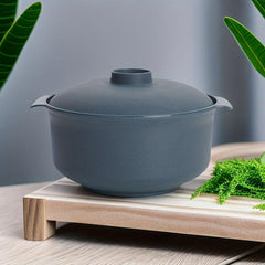 Reusable Ramen Bowl with Lid - Unbreakable, Non-Slip Casserole Bowl