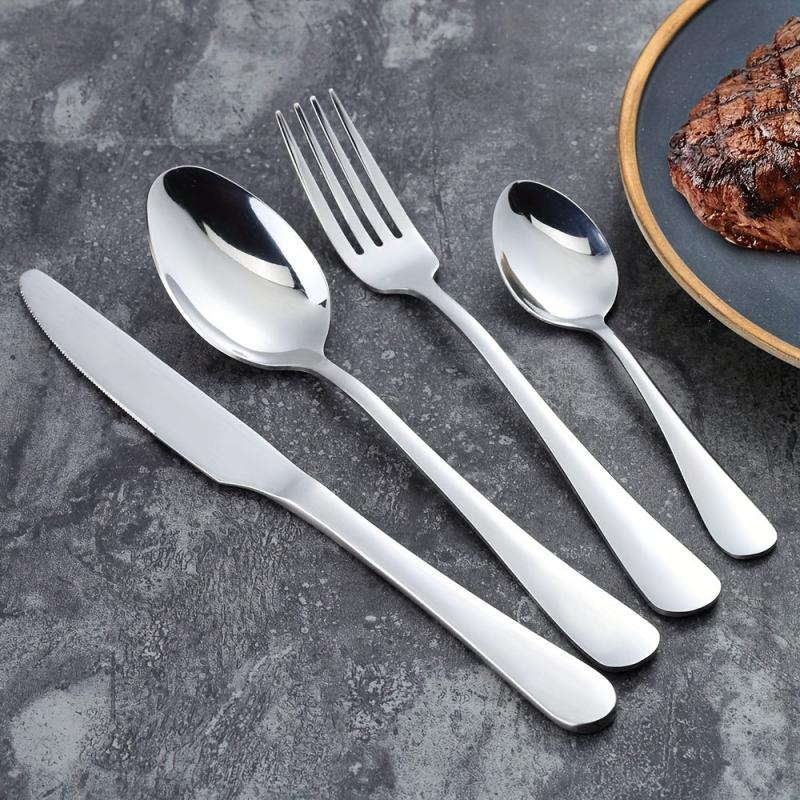 16pcs Stainless Steel Cutlery Set for Home and Restaurant