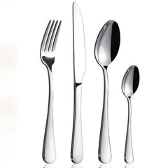 16pcs Stainless Steel Cutlery Set for Home and Restaurant