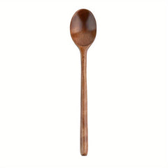 5pc Wooden Spoons for Eating Mixing Stirring
