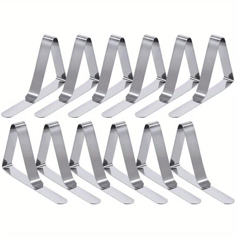 Stainless Steel Tablecloth Clips 30pcs