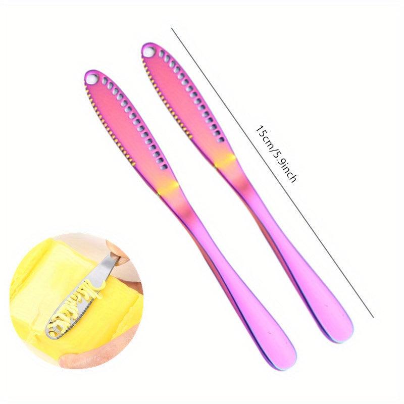 2pcs Butter Spreader 3-in-1 Ultra Wide Professional Butter Spatula