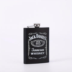 8oz Stainless Steel Square Flask - Perfect Gift for Family Friends and Christmas