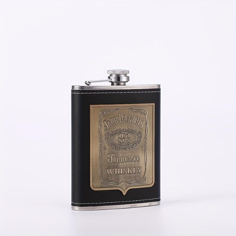 8oz Stainless Steel Square Flask - Perfect Gift for Family Friends and Christmas