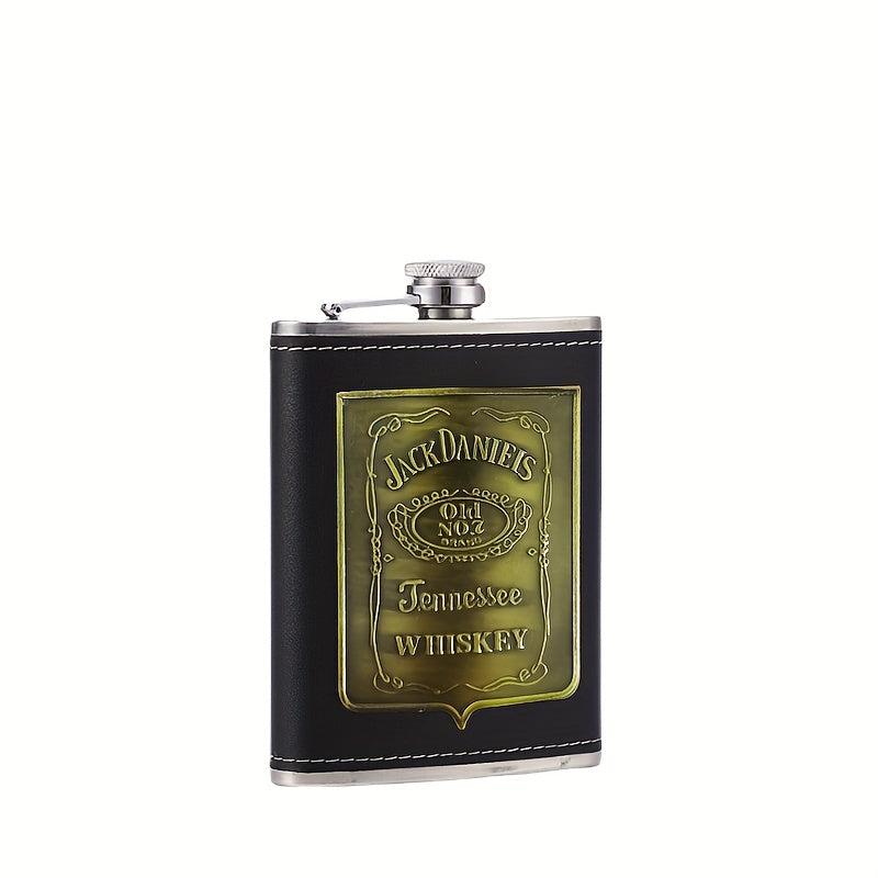 8oz Stainless Steel Square Flask - Perfect Gift for Family Friends and Christmas