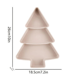 Festive Christmas Tree Fruit Plate for Holiday Parties