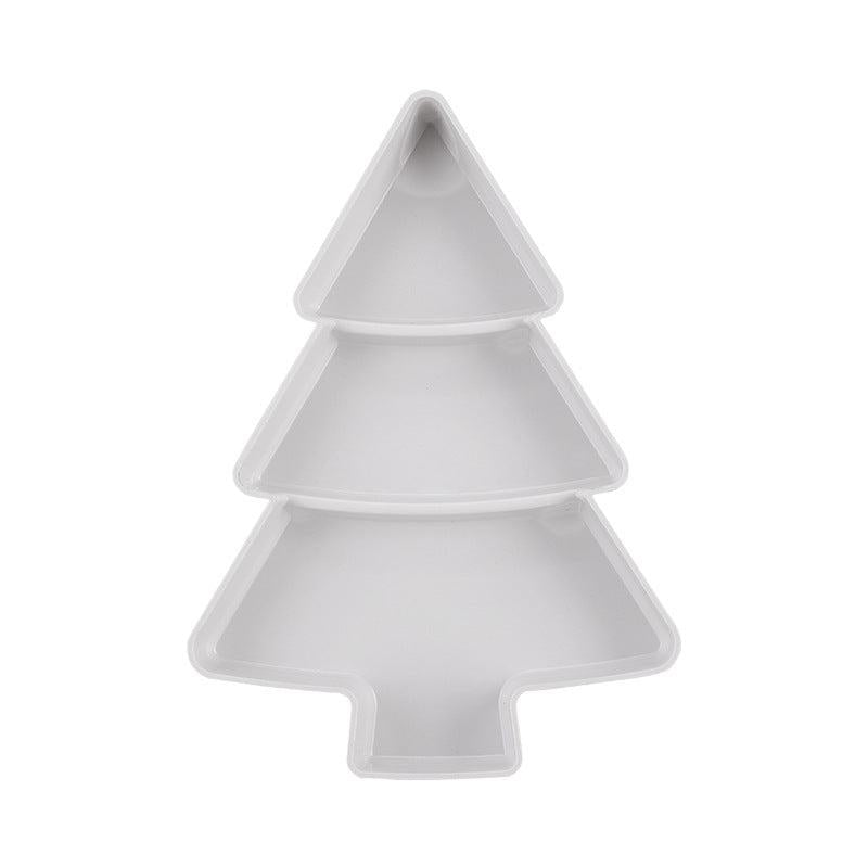 Festive Christmas Tree Fruit Plate for Holiday Parties