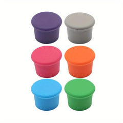 6pcs Reusable Silicone Wine Stoppers Non-leakage Wine Bottle Cap