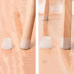 4pcs Chair Leg Protectors: Prevent Furniture Scratches, Easy Install