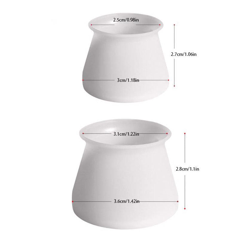 4pcs Chair Leg Protectors: Prevent Furniture Scratches, Easy Install