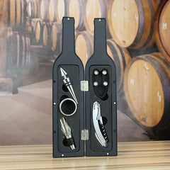 5 Pc Deluxe Wine Opener Gift Set Wine Bottle Opener Wine Stopper