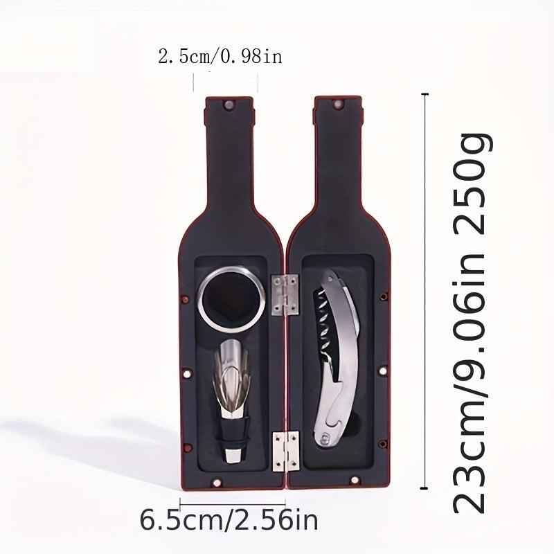 5 Pc Deluxe Wine Opener Gift Set Wine Bottle Opener Wine Stopper