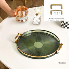Acrylic Dessert Tray Reusable Snack Tray Bread Tray Cup Tray