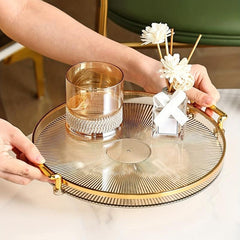 Acrylic Dessert Tray Reusable Snack Tray Bread Tray Cup Tray