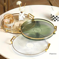 Acrylic Dessert Tray Reusable Snack Tray Bread Tray Cup Tray