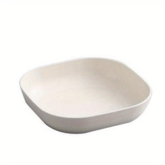 5pcs Reusable Dinner Plates Washable Dessert Plate With Attached Base