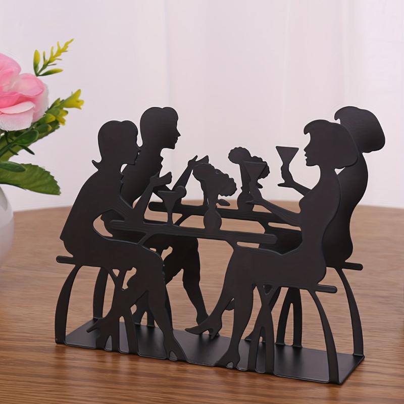 Character Iron Napkin Holder Home Decor