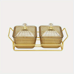 Nut Box Dried Fruit Box With Lid Snack Plate Transparent Nut Jar