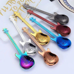 4Pcs Metal Guitar Spoon Set Stainless Steel Guitar Spoons