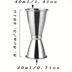 Stainless Steel Double Jigger for Summer Cocktails