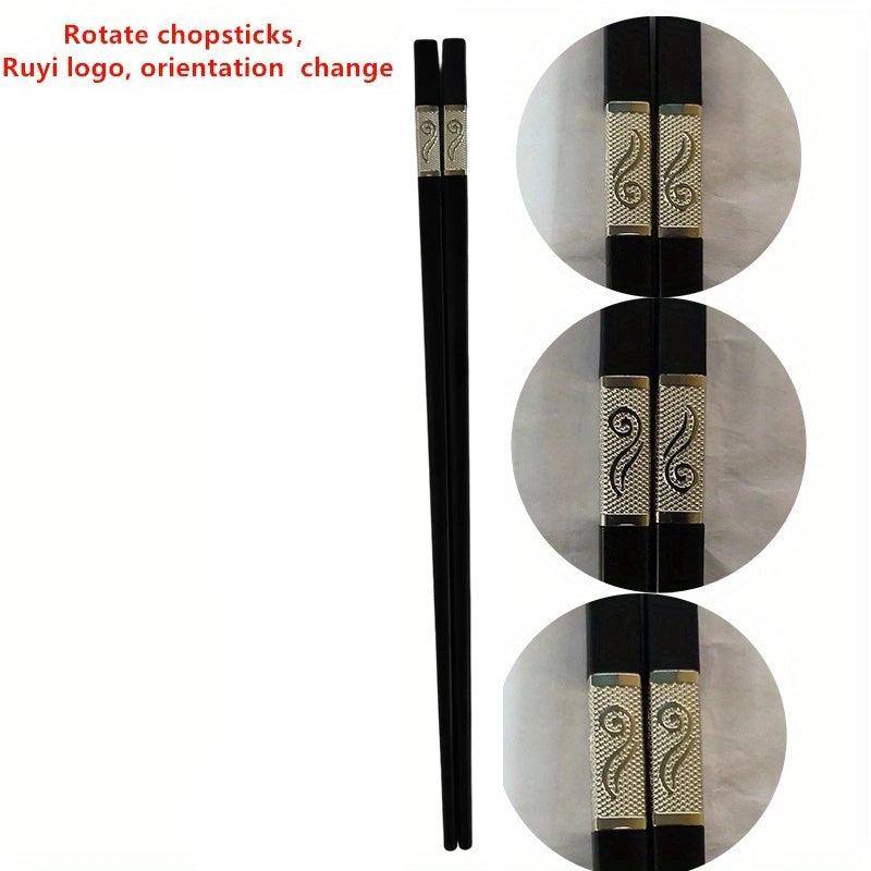 10 Pairs Fiberglass Non-slip Reusable Chinese Chopsticks High Temp Resistant