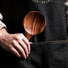 Cork Soup Spoon Wooden Shovel Non-stick Pot Rice Spoon