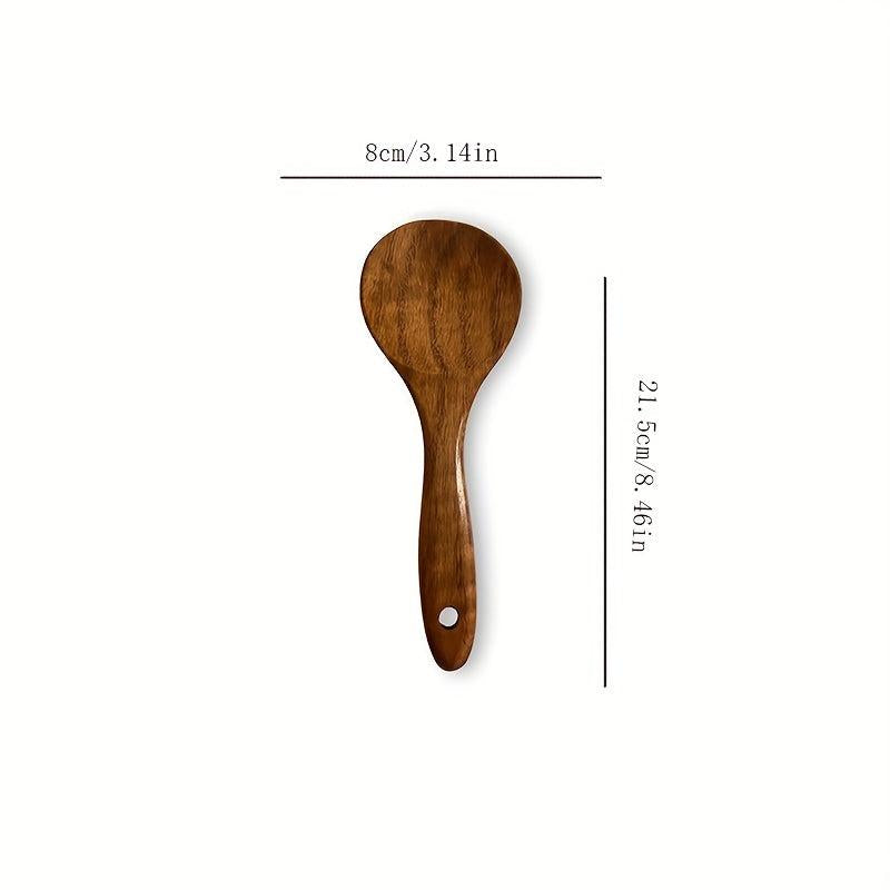 Cork Soup Spoon Wooden Shovel Non-stick Pot Rice Spoon