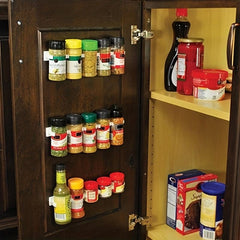 4pcs Wall Mounted Spice Gripper Clips - Organize Your Seasoning Jars Easily