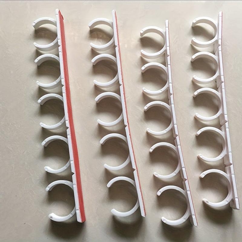 4pcs Wall Mounted Spice Gripper Clips - Organize Your Seasoning Jars Easily