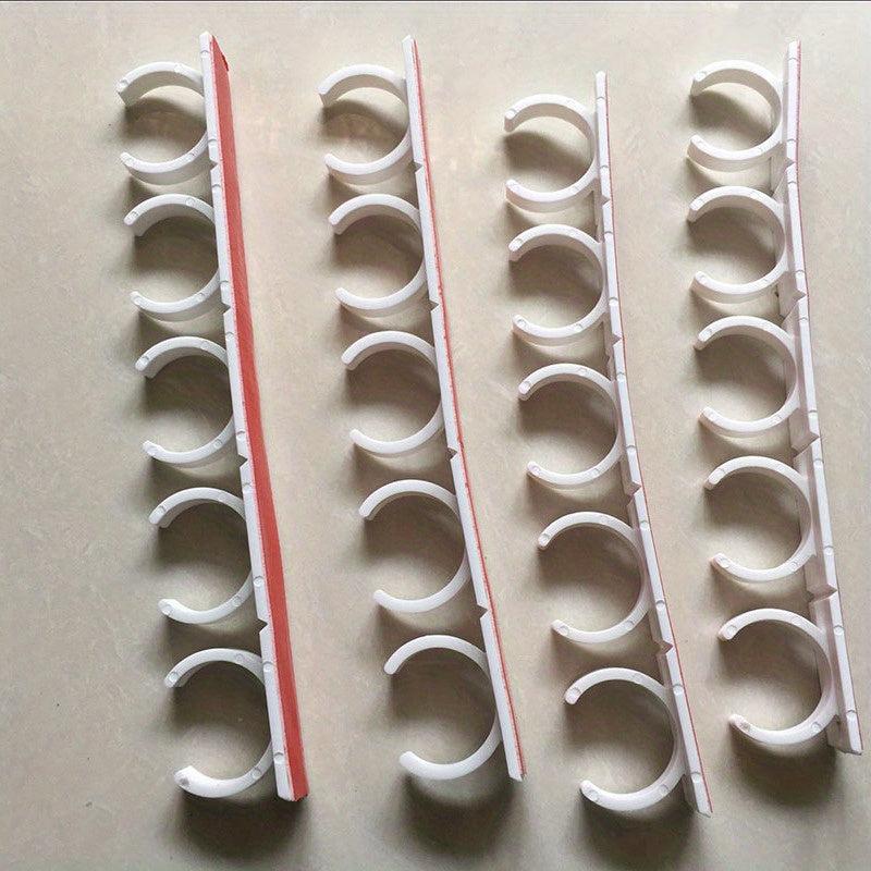 4pcs Wall Mounted Spice Gripper Clips - Organize Your Seasoning Jars Easily