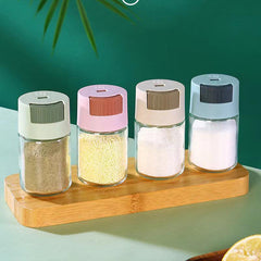 Quantitative Salt Control Shaker Glass Seasoning Jar