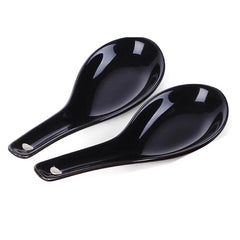 6pcs 13 46 Cm Ceramic Soup Spoon Set for Appetizer Cereal Ramen Dessert