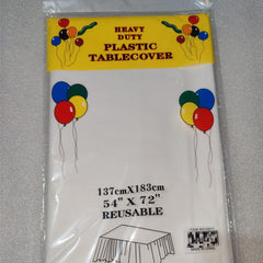 Plastic Tablecloth Disposable Wedding Tableware