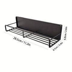 Magnetic Spice Rack For Refrigerator Organizer with Shelf & Hooks