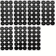 180pcs Waterproof Spice Labels for Bottles Creative Kitchen Organization