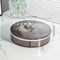Large Capacity Snack Serving Tray Candy Servers Divided Candy Jar