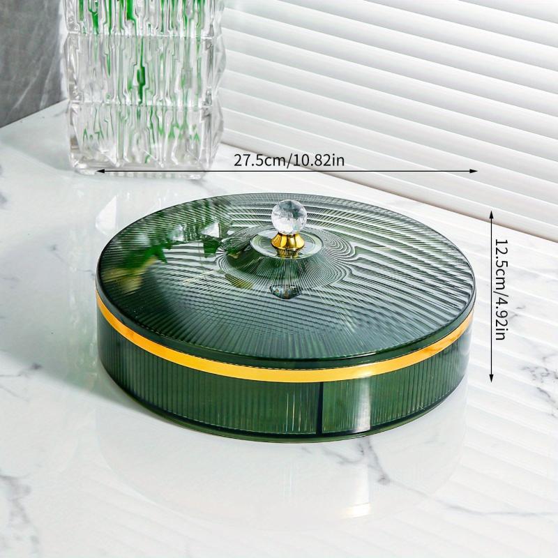 Large Capacity Snack Serving Tray Candy Servers Divided Candy Jar