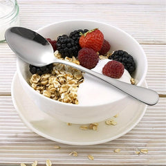 24pcs Stainless Steel Dessert Spoon Set Modern Tea Coffee Ice Cream Reusable
