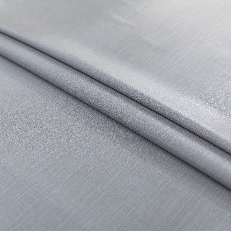 Nordic Light Gray Waterproof Tablecloth Anti-scalding Solid Desk Coffee PVC Mat