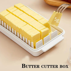 Butter Cutter Cheese Container with Lid Slic