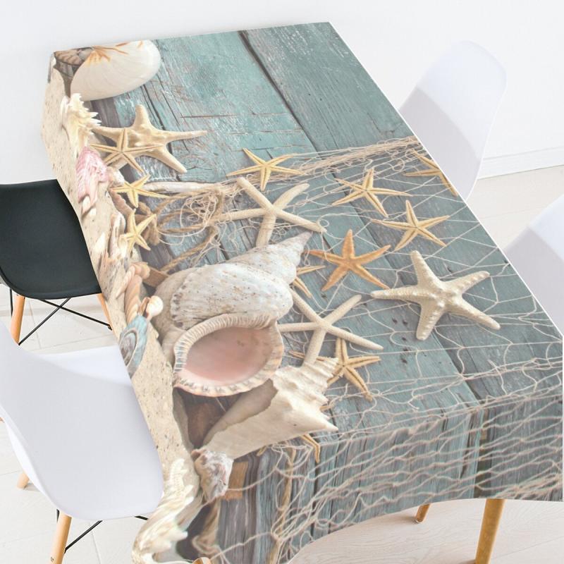Waterproof Rectangular Tablecloth for Dining and Coffee Tables