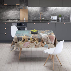 Waterproof Rectangular Tablecloth for Dining and Coffee Tables