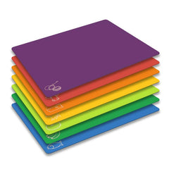 7pcs Colorful Cutting Mats Food Icons BPA Non Porous
