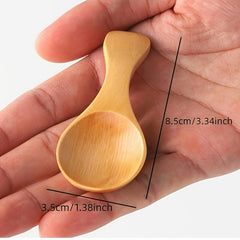 10pcs Small Wooden Spoons Short Handle for Jams Condiments Spices Sugar Coffee