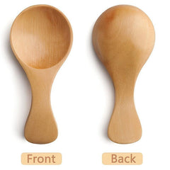 10pcs Small Wooden Spoons Short Handle for Jams Condiments Spices Sugar Coffee